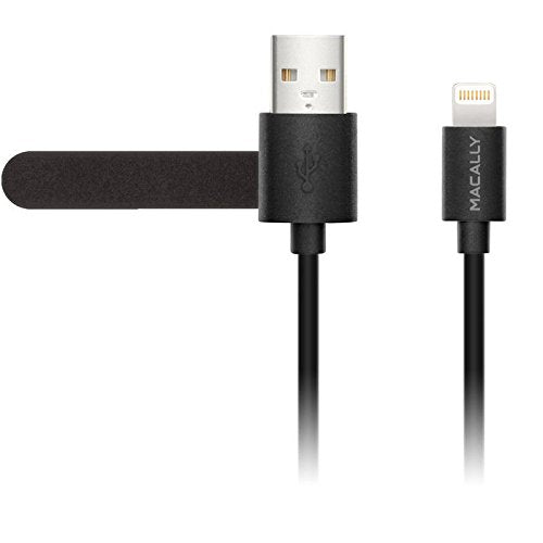 Macally 3-Feet Lightning Cable with Tangle Free Cable Management
