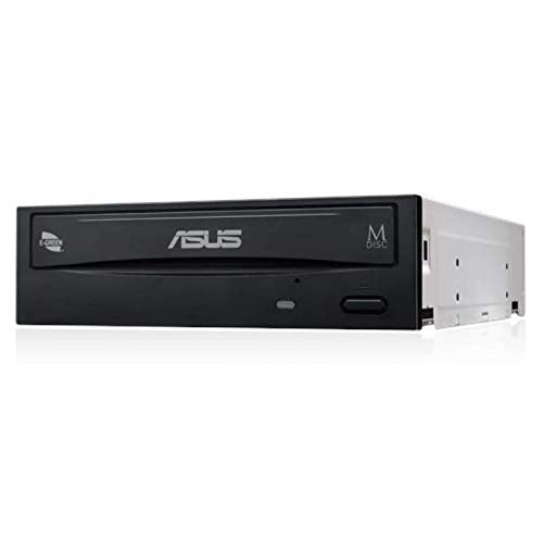 Asus DRW-24F1ST/BLK/B/AS 24X SATA Internal DVD+/-RW Drive Without Software, Black