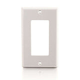 C2G / Cables To Go 03725 Decorative Compatible Cutout Single Gang Wall Plate
