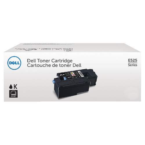 Dell - Black - original - toner cartridge - for Dell E525w, Color Multifunction Printer E525w