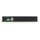 2V07327 - StarTech.com 4 Port Wall Mountable USB to Serial Adapter Hub with COM Retention