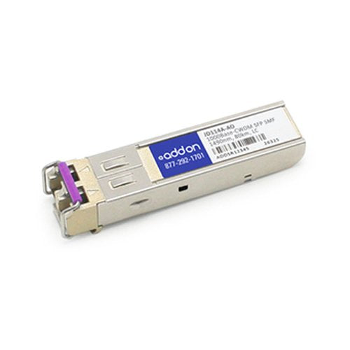 Addon-Networking SFP Mini-GBIC Transceiver Module, LC Single Mode (JD114A-AO)