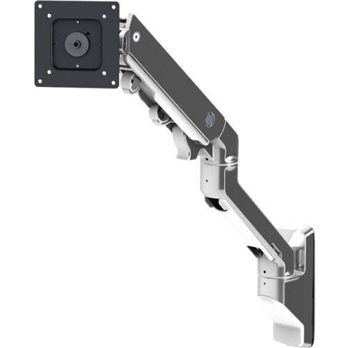 Ergotron 45-478-026 HX Wall Mount Monitor Arm in Color Polished Aluminum for 20-42 lbs Monitors