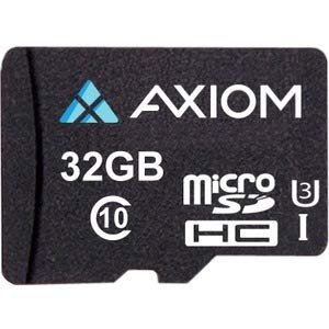 Axiom Memory - MSDHC10U332-AX Flash Memory Card - 32 GB - UHS-I U3/Class10 - microSDHC UHS-I