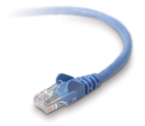 Belkin 3ft CAT5e Ethernet Patch Cable Snagless, RJ45, M/M, Blue - Patch cable - RJ-45 (M) to RJ-45 (M) - 3 ft - UTP - CAT 5e - snagless, stranded - blue - B2B - for Omniview SMB 1x16, SMB 1x8, OmniView IP 5000HQ, OmniView SMB CAT5 KVM Switch
