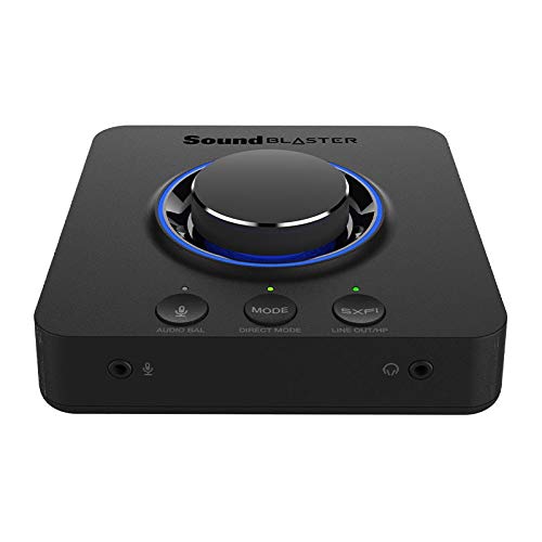 Sound Blaster X3 Hi-Res External USB DAC and Amp Sound Card with Super X-Fi Holographic Audio, 7.1 Discrete Surround and Dolby Digital Live with Line-in and Optical-Out for PC and Mac