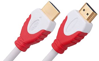 Link Depot LD-HHSE-15 15' HDMI High Speed Cable with Ethernet Red and White Connectors