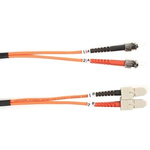 Black Box Network Services 62.5-Micron Multimode Value Line Patch Cable, ST-SC, 1-m (3.2-ft.) FO625-001M-STSC
