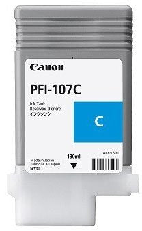 Canon PFI-107 C - 130 ml - Cyan - Original - Ink Tank - for imagePROGRAF iPF670, iPF680, iPF685, iPF770, iPF780, iPF785
