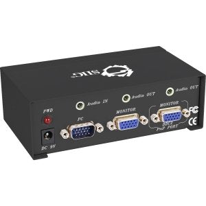 1x2 Vga & Audio Splitter from 1 Source to 2 Displays