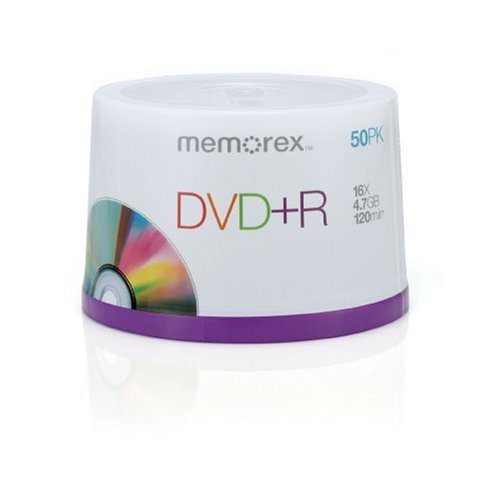 Memorex DVD+R 16x 4.7GB Spindle