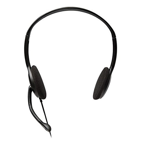 V7 3.5mm Stereo Headset and Microphone for Tablets, PC, Notebooks (HA201-2NP), Black