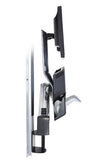 Styleview Sit-Stand Combo Arm With Worksurface, Medium Cpu Holder