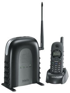 EnGenius DuraFon 1X Industrial Enables Long-Range Cordless Phone System With 2-Way Radio, Six times as powerful as the average cordless phone (708mW peak RF output), Handsets are shock-absorbent and w
