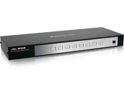 IOGEAR 8-Port HD Audio/Video Switch with RS-232 Support (GHSW8181)