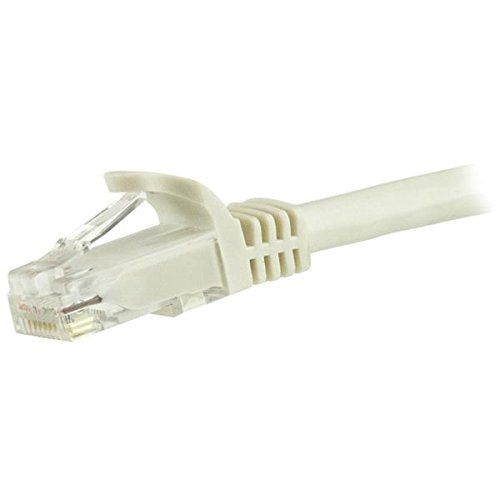 StarTech.com N6PATCH6INWH Cat6 Patch Cable White Ethernet Cable Snagless RJ45 6"