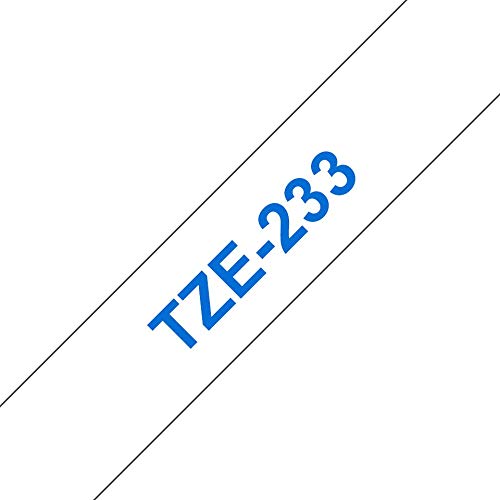 Laminated Tapes, 36mm - Blue on White