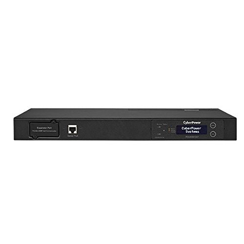 CyberPower PDU20M10AT Metered ATS PDU, 100-120V/20A, 10 Outlets, 1U Rackmount