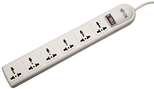 6 Outlets 6ft Cord 750 Joules International Surge Suppressor 6 Universal Outlets (Discontinued by Manufacturer)