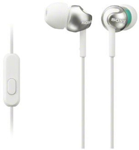 Sony MDR-EX110AP In-Earphone (with In-line Microphone) - White
