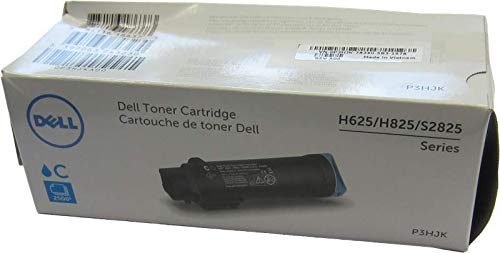 Dell P3HJK High Yield Cyan Toner Cartridge for H625, H825, S2825