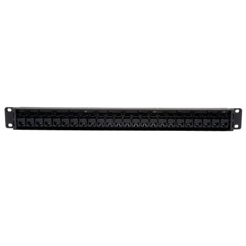 Tripp Lite N054-024 Cat5e Feedthrough Patch Panel, 1U - 24 Port
