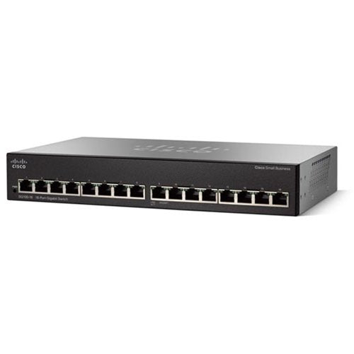 Cisco Small Business 16-Port Gigabit Switch with QOS SG100-16 (SR2016T-NA)