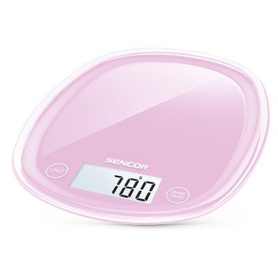 Sencor SKS 38RS-NA Kitchen Scales, Cherry Blossom Pink
