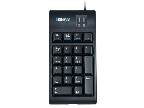 Kinesis Freestyle2 Keypad for PC, Black, USB with 2 Port Hub