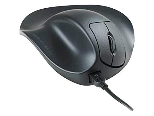 Hippus LS2WL Wired Light Click Handshoe Mouse (Left Hand, Small, Black)