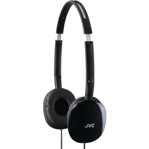 JVC HAS160B FLATS Lightweight Headband Headphones (Black)