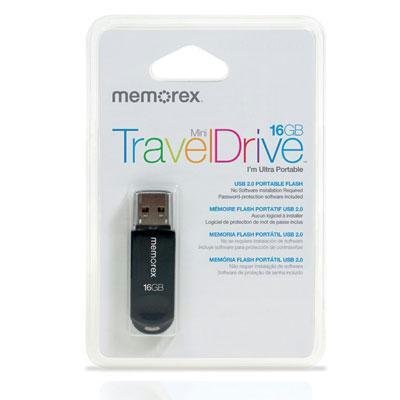 Memorex 98180 Mini Travel Drive 16 GB USB 2.0 Flash Drive