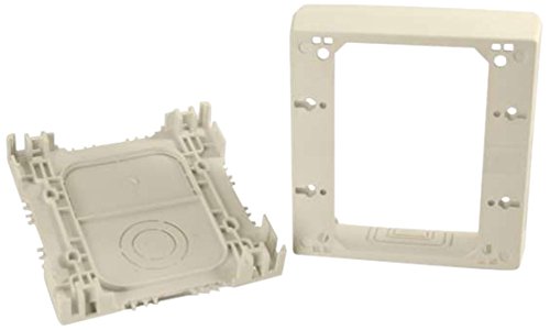C2G Wiremold Uniduct Double Gang Deep Junction Box Ivory - Ivory