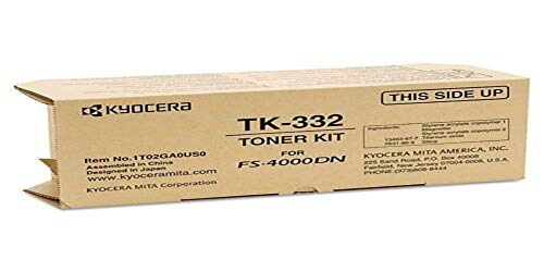 Black Laser Toner for The FS4000DN Laser Printer KYOTK332 Avg Yield 20,000 Pgs @
