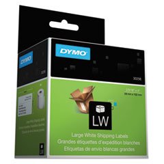 WHITE SHIPPING LABEL 2-5/16 X 4