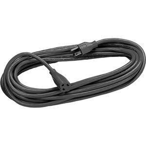 25ft in/Out Hd Ext Crd-Blk 1 O/L 3p