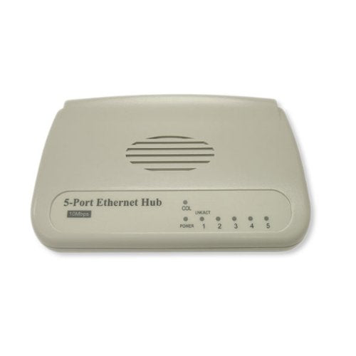 5 Port Ethernet Hub- 10Mbps