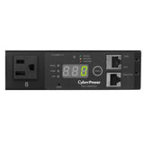 CyberPower PDU15M8FNET Monitored PDU, 100-120V/15A, 8 Outlets, 1U Rackmount