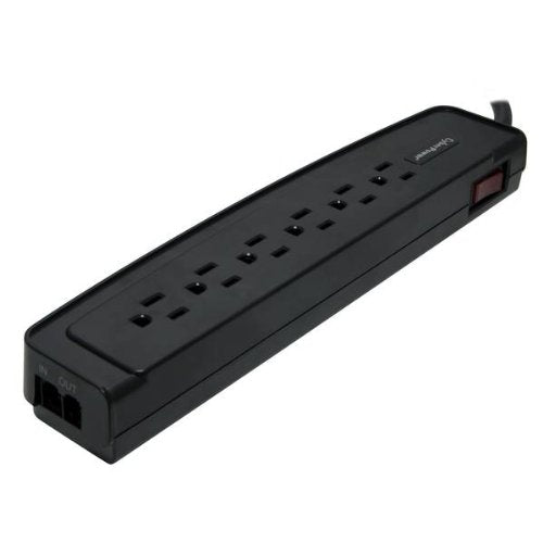 CyberPower 6050S 1500J 6-Out, RJ11 EMI/RFI Home Surge Protector