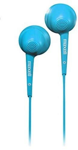 Maxell 191568 Jelleez Soft Ear Buds with Mic Blue