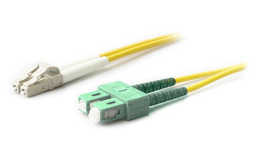10m Lc-Sc/Apc Smf 9/125 Angle Polished Duplex Fiber Optic Cable