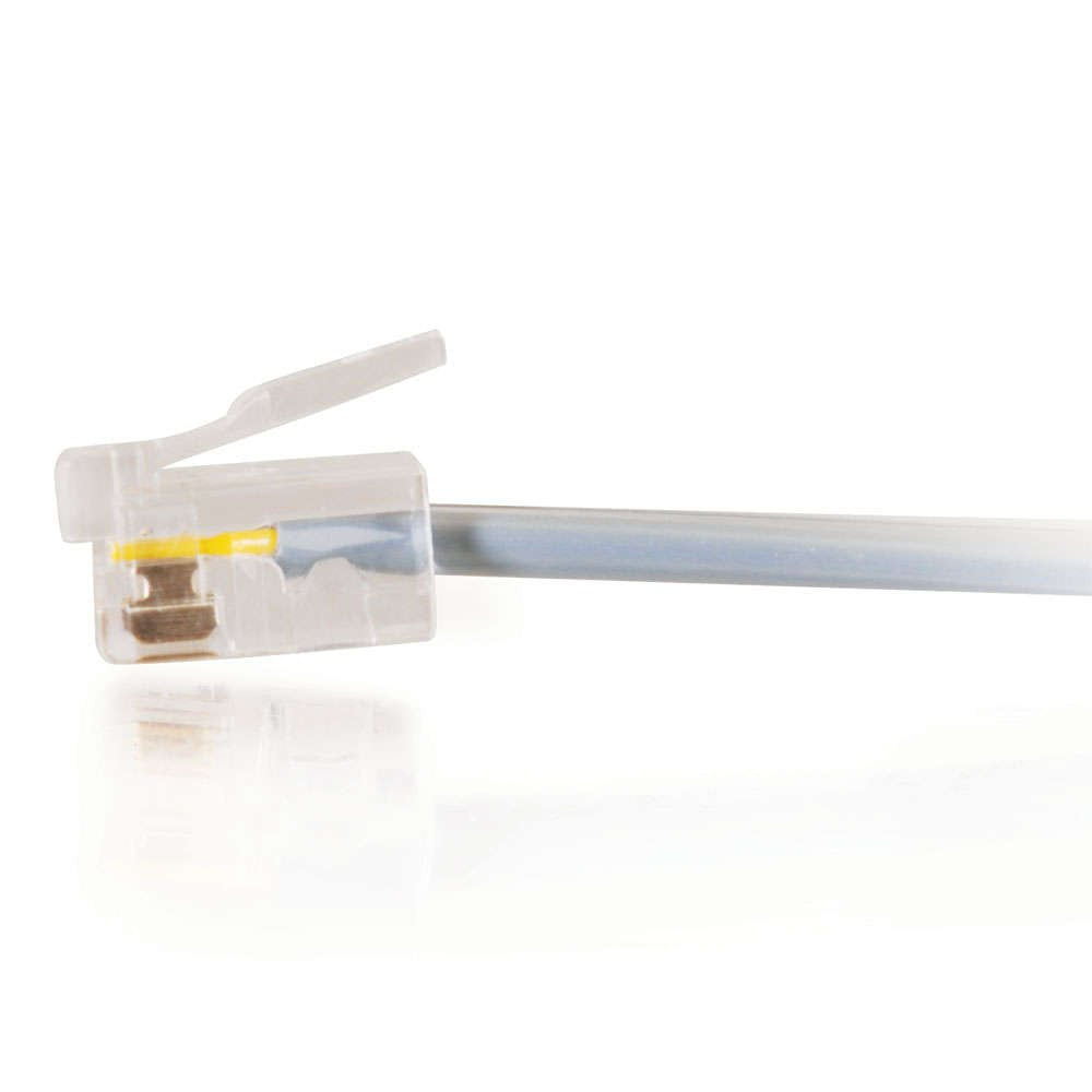C2G 09594 RJ11 Modular Telephone Cable, Gray (75 Feet, 22.86 Meters)