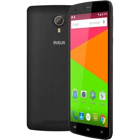 RCA 6-Inch, 8GB/1GB, Unlocked, Quad Core, Dual SIM, Android World Smartphone with High Res IPS Touch Screen and Dual Camera, Black