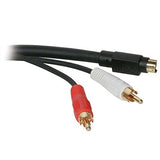 C2G 02311 Value Series S-Video + RCA Stereo Audio Cable, Black (25 Feet, 7.62 Meters)