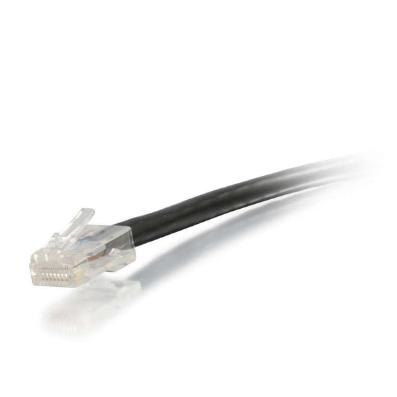 1ft Cat6 Black Non Booted Patch Cable