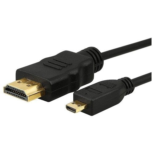 6ft Hdmi a to Hdmi Micro Male 5 Pin Cable Oem