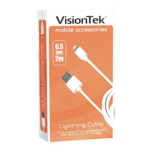 VisionTek 900934 6.5' Lightning Cable, White