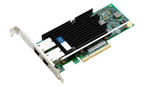 Addon-Networking ADD-PCIE-2RJ45-10G Dual RS-232 Port PCIe HBA Adapter PCI Express 2.1 X8 10 Gigabit Ethernet