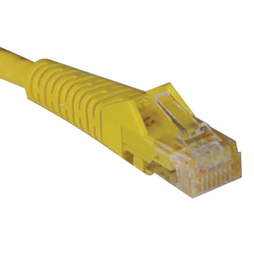 50ft Cat5e Yellow Molded Snagless Rj45 M/M Patch Cabl 350mhz