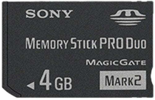 Sony MSMT4G 4GB Memory Stick PRO Duo (Mark2) Media